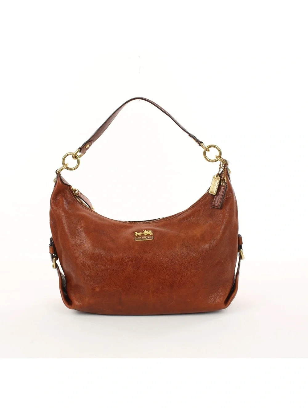 Coach Y2K Madison Hailey Brown Leather Hobo Bag 14304